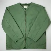 UNIVERSAL THREAD Womens XL Quilted Army Green Cotton Liner Style Full Zip Jacket