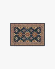 60' x 90' | Machine Washable Runner Rug | Kid & Pet Friendly | Indoor Rug | Cambria Sapphire Rug | Ruggable