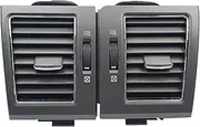 Compatible for Toyota Land Cruiser 200 LC200 2008-2015 Car AC Air Conditioner Air Vent Outlet Conditioning Grill Car Styling(Gray)