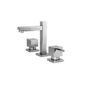 Lauren Basin Three-Piece Set Swivel Spout Chrome