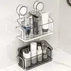 Punch-Free Spice Rack Wall Mounted Shower Shelf Closet