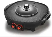 Hotpot Multi Cooker Barbecue Pan Hot Pot 2in1 Electric Indoor Smokeless Electric BBQ Griddles Roast Plate Electric Grill Barbecue