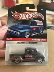 2010 Delivery '50s CHEVY TRUCK #9☆black; ed pink Real Riders☆Hot Wheels Slick