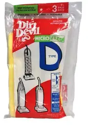 Dirt Devil Type D Micro Fresh Vacuum Bags 3-670087-001
