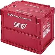 Subaru Genuine STI Folding Container S Size CHERRY RED Version