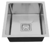 380/450/600/810mm Top/Undermount Single Bowl 304 Stainless Steel Sink with Waste