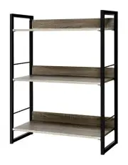 [Artiss] Display Wooden Book Shelf in Black