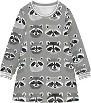 [Caihoyu] Toddler Girls Spring Dress Toddler Baby Casual Basic Dress, Multicolor03, 3 Years