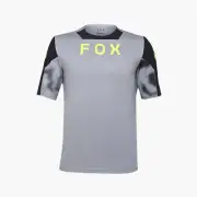 Fox Racing Defend Ss Jersey Taunt Steel Gray Shirt MTB 2025 Trudri Technical B