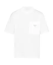 Prada Logo Patch Pocket T-Shirt S,XL,L white