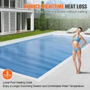 Rectangle Solar Pool Cover, 9.75 x 4.87 m for Inground/Above Ground Pools