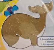 WHALE Suncatcher Craft Kit Makit & Bakit Crystals Kids Craft Ocean Sea Creatures