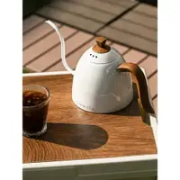 在飛比找ETMall東森購物網優惠-新升級Brewista電磁爐適用手沖咖啡壺木紋手柄細口壺 0