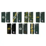 NFL GREEN BAY PACKERS LOGO LEATHER BOOK CASE FOR APPLE iPOD TOUCH MP3