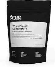 True Nutrition - Whey Protein Concentrate - 100% Whey Protein Powder - Fast Acting Low Carb Protein Powder with Essential Amino Acids - High in Leucine - Chocolate Fudge Brownie - 1lb.