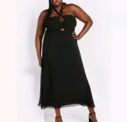 CITY CHIC Women's Everlee Maxi Dress Sz 16 NWT $70 MSRP
