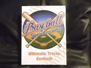 BASEBALL SPECTACULAR UNTIMATE TRIVIA CONTEST. NEW