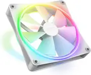 NZXT F140 RGB DUO RF-D14SF-W1 Cooling Fan - PC - 140 mm Maximum Fan Diameter - 1 x Fan(s) - 2399.9 L/min Maximum Airflow - 1800 rpm - Fluid Dynamic -