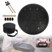 12 inch Steel Tongue Drum 15 Notes Handpan Tank Drum Percussion with Bag Mallets