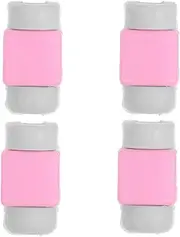 Angoily USB Cable Saver Protective Cover Charging Cable Protector 4pcs Metal Non-