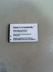 ORICOM SECURE 910 REPLACEMENT BATTERY SUIT SC910 BABY MONITOR SCREEN