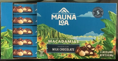 5 Boxes Mau a Loa Hawaii Island Macs Chocolate Covered Macadamia Sealed 5oz ea