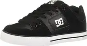 [DC Shoes] DC Men's Pure Skate Shoe, black/black/white, 12 D D US