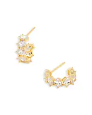Kendra Scott Cailin Cubic Zirconia Huggie Hoop Earrings
