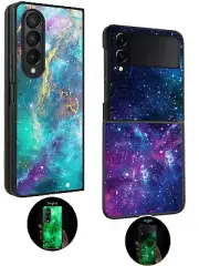 For Samsung Galaxy Z Flip 3 4 Fold 3 4 5G Shockproof Rugged Glow Case Cover