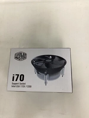 Cooler Master i70 CPU Cooler 120mm Low Noise Cooling Fan & Heatsink RR-I70-20PK