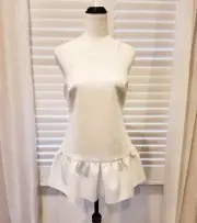 Decjuba Mimosa Scuba Peplum Top - NWT - $99 - XS