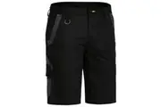 Bisley Mens FLX & MOVE Stretch Cargo Shorts BSHC1130 - Black