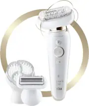 Epilator For Women With Flexible Head, Silk-Épil 9 9-030 For Hair Removal, Sha..