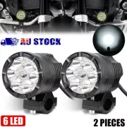 2X Mini Motorcycle Spot light LED Headlight Car Driving Fog Lamp Waterproof 30W