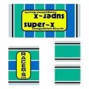 Super X - 1975-81 decal set - old school bmx