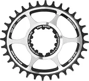 Baxnore Positive Negative Teeth Chainring, Aluminum Alloys Integrated 32T Oval Disc Sprocket, Lightweight Single Speed Cycle Gear Ring for Cycling
