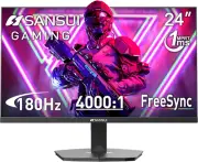 24 Inch Gaming Monitor 180Hz 1Ms Freesync HDR 110% Srgb FHD 1080P Computer Monit