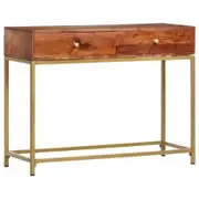 Console Table 100x35x76 cm Solid Wood Acacia
