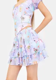 [Dolls Kill x Winx Club] Feels Like Magic Mesh Mini Skirt