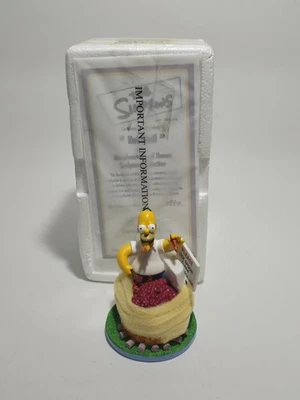 2004 Hamilton The Simpsons Collection Hot Stuff Sculpture Misadventures of Homer