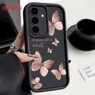 Gold Butterfly Soft TPU Case/Cover for Samsung Galaxy A55 A54 A15 A56 A16 A35 A5