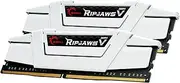 G.SKILL Ripjaws V Series (XMP) DDR4 RAM 32GB (2x16GB) 3600MT/s CL18-22-22-42 1.35V Intel AMD Desktop Computer Memory UDIMM - White (F4-3600C18D-32GVW)