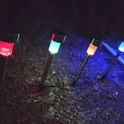 10Pcs Outdoor Garden LED Lights for Lawn Garden Solar Powered Landscape Light Lamp Stake Lights