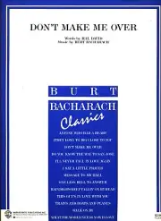 BURT BACHARACH DON'T MAKE ME OVER SHEET MUSIC-PIANO/VOCAL/GUITAR/CHORDS-RARE-NEW