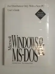 Microsoft Windows & MS-DOS User's Guide + COA, Shrink-wrapped