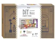 Robotime DIY Miniature House PARTY TIME 3D Wooden Model Kit NEW