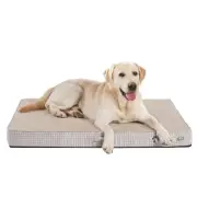 Orthopedic Dog Bed, Thicken Memory Foam Dog Bed Waterproof with Removable Was...