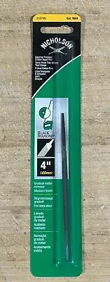 Nicholson 4" General Purpose X Slim Taper File - 6 Pack