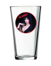 Halloween - Elvira - 16oz Pint Beer Glass Pub Seltzer Cocktail Barware Tea 103
