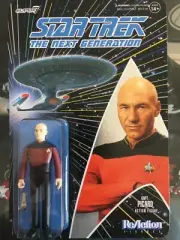 Captain Picard Star Trek: The Next Generation Super7 ReAction Figure 3.75’’